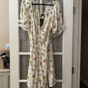 City Chic White Floral Dress by City Chic